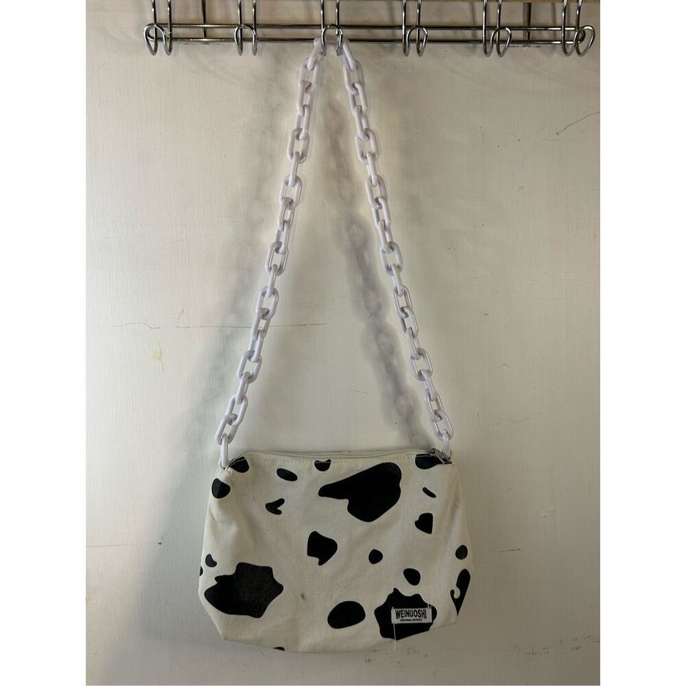 Weinuoshi cow bag‎ plastic chain link strap 12"x8" - Picture 2 of 9
